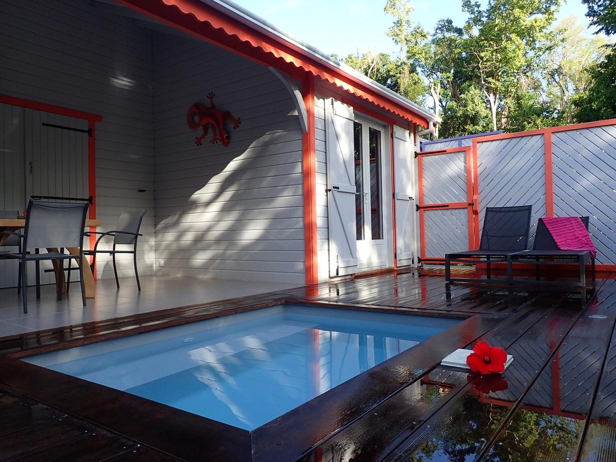 Caraibes Cottages Corail Piscine Privee A 900M De La Plage De Grande Anse Deshaies Exterior photo