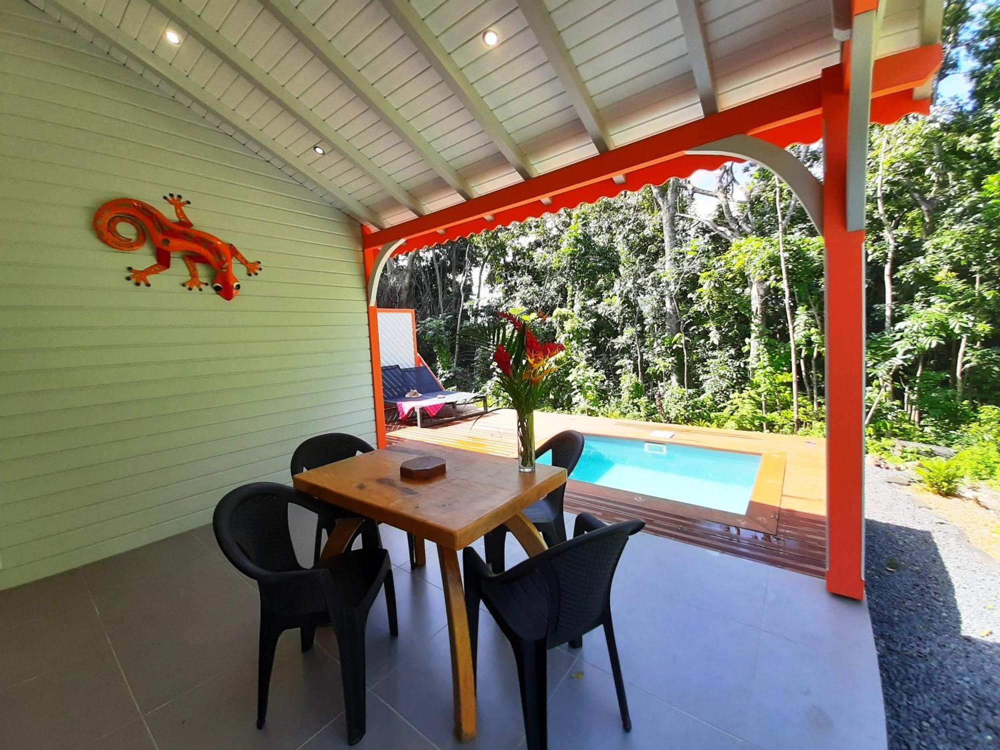 Caraibes Cottages Corail Piscine Privee A 900M De La Plage De Grande Anse Deshaies Exterior photo